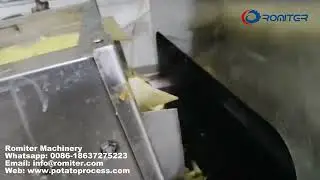 Automatic Frozen French Fries Hot Air Dryer and Frying Machine