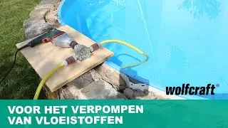 Boormachinepomp: voor het verpompen van vloeistoffen met de boormachine