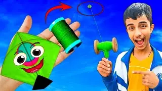 How To Fly Paper Kite 🪁 At Home And Make It Free Low Of Cost 😱 Kam Bajate Me 😋