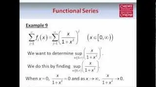 Functional Series (Part 2 of 2)