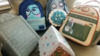 Loungefly, Stitch Shop and Our Universe unboxing revealing my moms bags while she is on travels!