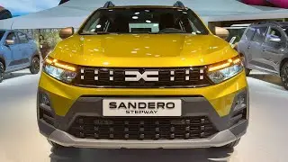 DACIA SANDERO STEPWAY 2026 (рестайлинг) - новые современные светодиодные фары, сенсорный экран и ...