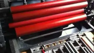 Eickhoff proof press letterpress printing
