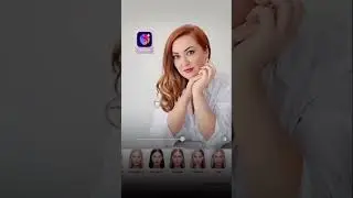 Программа по подбору прически и цвета волос🥰 #faceapp #shortsvideo #shortsyoutube #shorts #видео