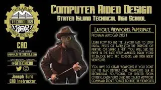 AutoCAD Layout Tab, Viewports, Paperspace - by Joseph Buro at Staten Island Technical HS (0010)