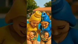 Overflowing Emotions! 💛💙 Bottles BURST Into Laughs | NOT for Kids | AI Shorts