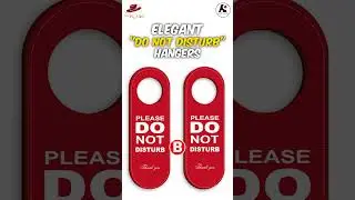 Elevate Your Guest Experience with Premium Hangers | Stylish Clothes Hangers & Do Not Disturb Signs