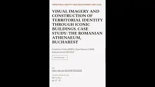 VISUAL IMAGERY AND CONSTRUCTION OF TERRITORIAL IDENTITY THROUGH ICONIC BUILDINGS. CAS... | RTCL.TV