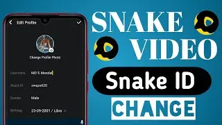 How to Change Snake ID || Snake ID Name Change || DATA master1