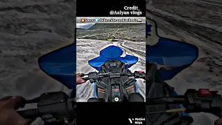 💥Aalyan vlogs snow bike ride in kashmir 🇮🇳|| #_ytshorts_ #_trending 🔥🔥 @MotovloggerVijayStuntz