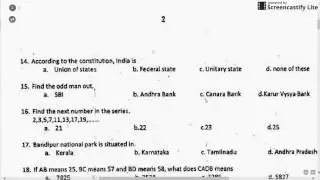 AP POSTMAN MAILGUARD LAST YEAR QUESTIONPAPER WITH ANSWERS- GENERAL KNOWLEDGE