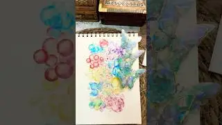 ASMR Artistic journaling ❤️💜💙💛🧡💚 #asmr #scrapbooking #journaling #journal #scrapbook