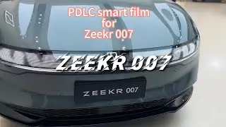 Explore the best shading film for Zeekr 007 with light control