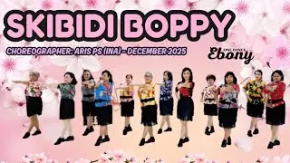 Skibidi Boppy | Line Dance Ebony | Choreographer: Aris Ps (INA) - December 2025