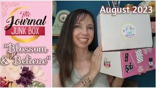 Journal Junk Box + Sak + Kids Creative Journaling / Blossom Themes August 2023