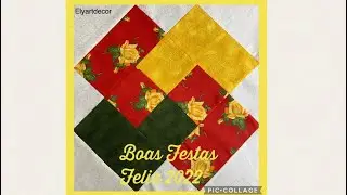 CARD TRICK  ou TRUQUE DE CARTAR - MAIS RÁPIDO E FÁCIL -  Patchwork Natalino 01-2021/2022