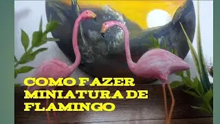 miniatura de flamingo
