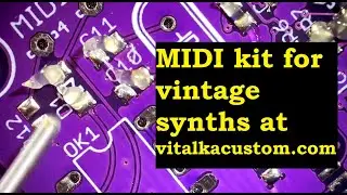 Process of making Vitalka Custom MIDI kit A02
