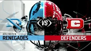 UFL Dirty 2025 - Week 8, Game 4 - Arlington Renegades at DC Defenders