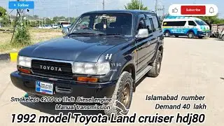 1992 model Toyota Land cruiser hdj80||For sale in Islamabad 