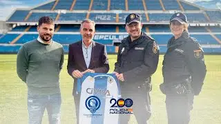 🎯 𝗣𝗿𝗲𝘀𝗲𝗻𝘁𝗮𝗰𝗶𝗼́𝗻 | Fundación Hércules CF junto a la Policía Nacional | #MachoHércules 💙🤍|