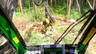 John Deere 1070E, leśny armagedon cz 2