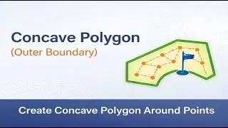 Create Concave Polygon Around Points in ArcGIS Pro (Digitized-Style Boundary)