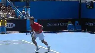 Gasquet Serve & Volley Slow Motion