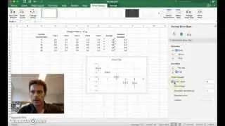 Excel: Graphing with separate Error Bars of Standard Deviation