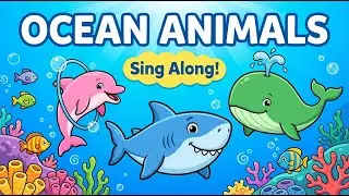 Ocean Animals Song | Shark, Dolphin, Whale & More | Kids Learning Music