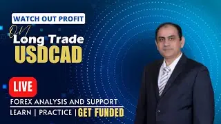 Long Trade on USCAD | Live Forex Trading & Coaching | Get Funded