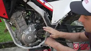 Как заменить переднюю звездочку CRF300L