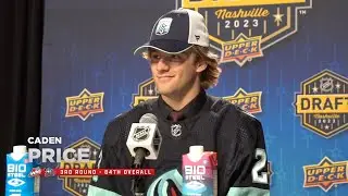 NHL Draft Media Availability - Caden Price