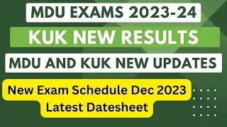 Mdu distance and reappear exam schedule 2023 #mdu #kuk #crsu #cblu