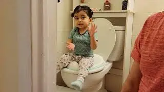 Potty training 18 month old girl