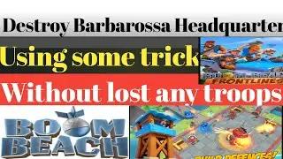 Using trick. Destroy base.Heavy defence system broken