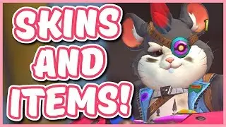 Overwatch - ALL HAMMOND SKINS AND ITEMS (Wrecking Ball Gold Gun)