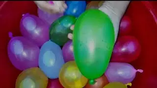 FUN PIN POPPING WATER BALLOON|| BALLOONS BURSTING  #balloon #popping #bursting #waterballoons