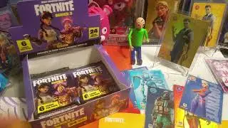 Fortnite S3 Hobby Box! Ft. Baldi! Legendary Optichrome? Midas??