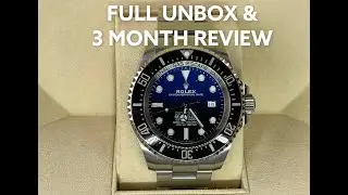 Rolex Sea Dweller Deepsea James Cameron 126660 Full Unbox & 3 Month Review!
