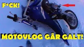 MOTOVLOG PÅ SNØ!!!