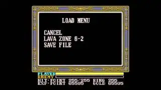 Ys III: Wanderers from Ys (SNES) - Illburns Ruins stairs glitches