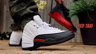 Air Jordan 12 Red Taxi Flip On Foot Review (Most comfortable Jordan)