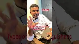 Fire Extinguishers category #chefjpv #chefandtrainee #firesafety #fireextinguishers