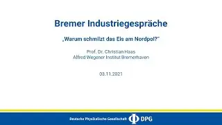 Warum schmilzt das Eis am Nordpol? | Prof. Dr. Christian Haas, Alfred Wegener Institut Bremerhaven