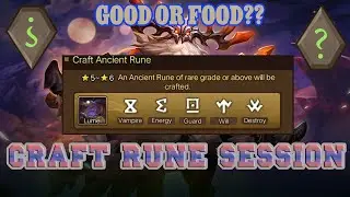 Craft Ancient Rune - Low Rate to Get Good Rune??? (Summoners War)