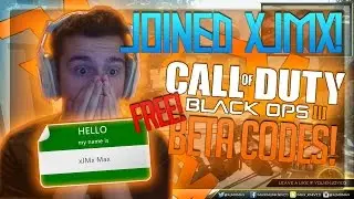 JOINED xJMx! | FREE! BO3 Beta Code Giveaway! | Thank you for 1k!