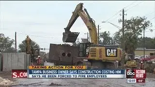 Tampa businesses say they are hurting from ongoing construction