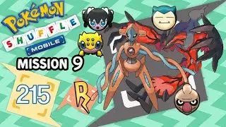 Pokémon Shuffle Mobile - ¡FICHA MISION 9 / MISSION CARD 9! DEOXYS NO ITEMS