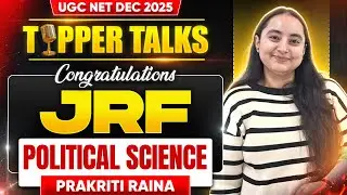 UGC NET Political Science Topper With Prakriti | UGC NET Result 2026 January  | UGC NET Cut Off 2026